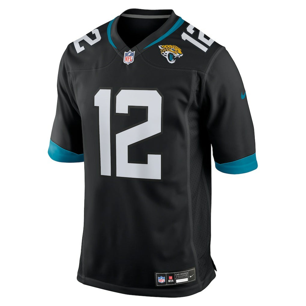 Travis Hunter Jacksonville Jaguars 2025 NFL Draft First Round Pick Alternate Game Player Jersey - Black Jerseys