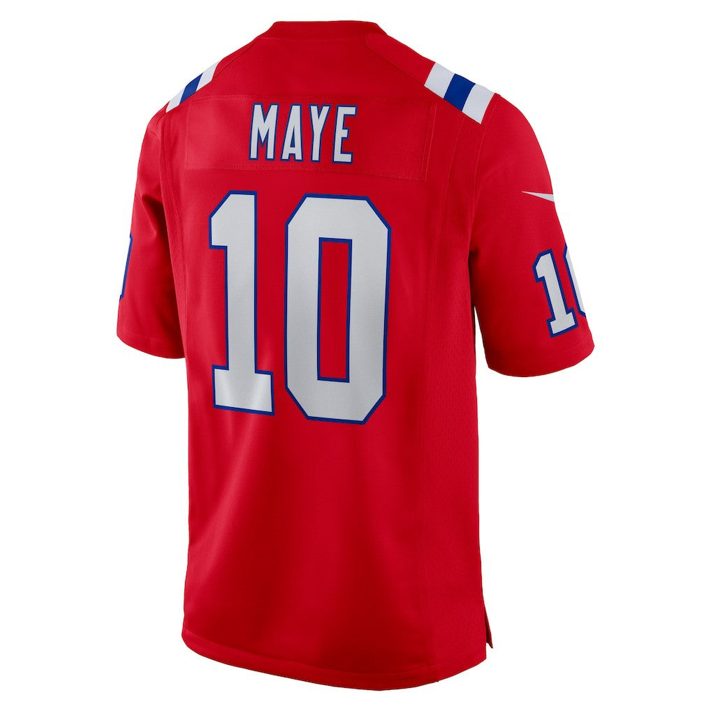 Drake Maye New England Patriots Player Game Jersey - Red Jerseys