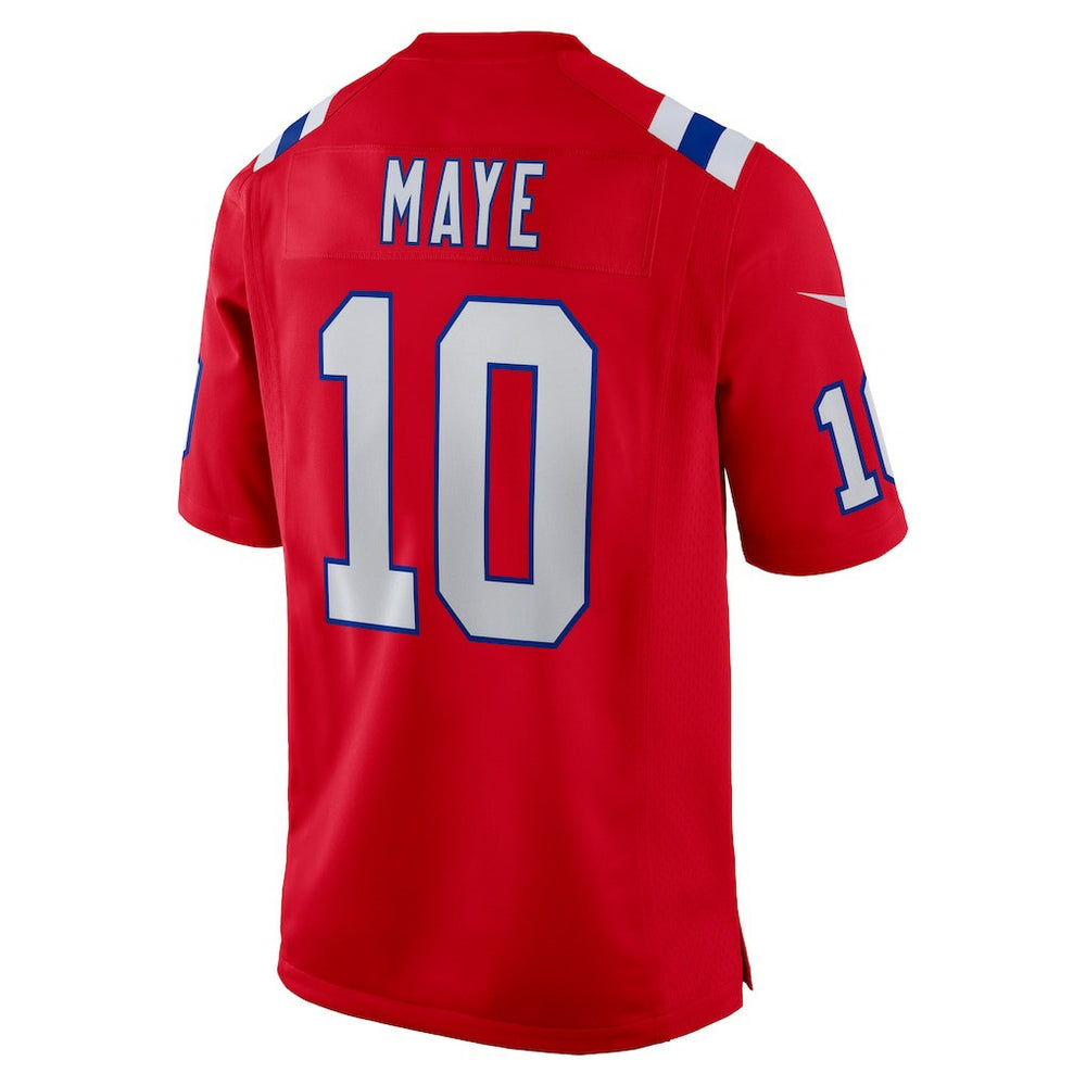 Drake Maye New England Patriots Player Game Jersey - Red Jerseys