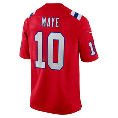Drake Maye New England Patriots Player Game Jersey - Red Jerseys