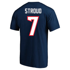 C.J. Stroud Houston Texans Big & Tall Player Name & Number T-Shirt - Navy T-shirts