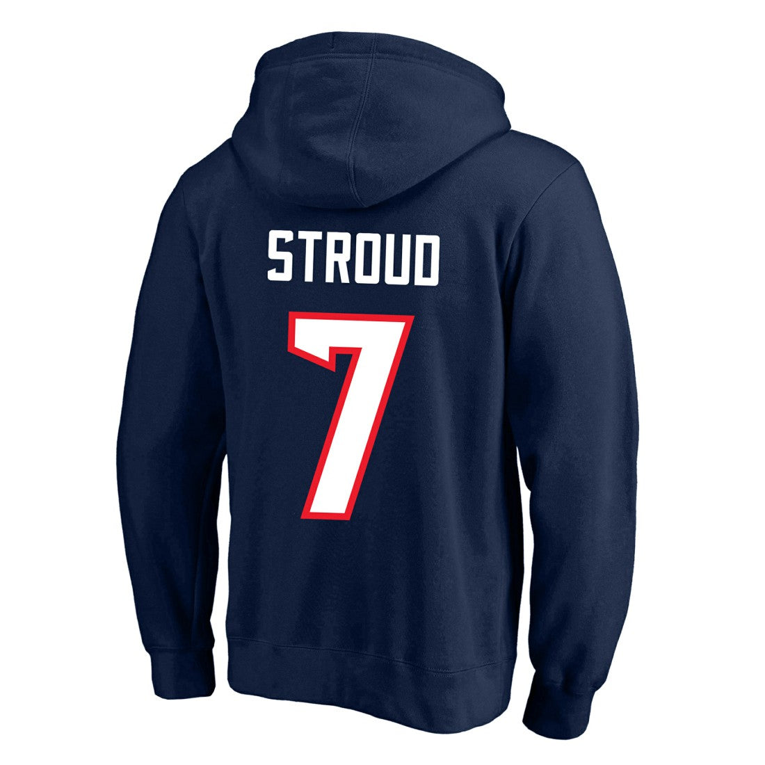 C.J. Stroud Houston Texans Big & Tall Name & Number Fleece Pullover Hoodie - Navy Hoodies