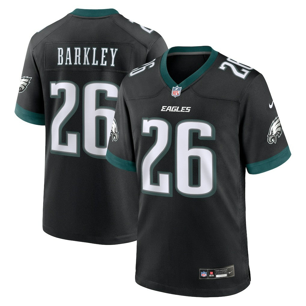 Saquon Barkley Philadelphia Eagles Alternate Game Jersey - Black Jerseys