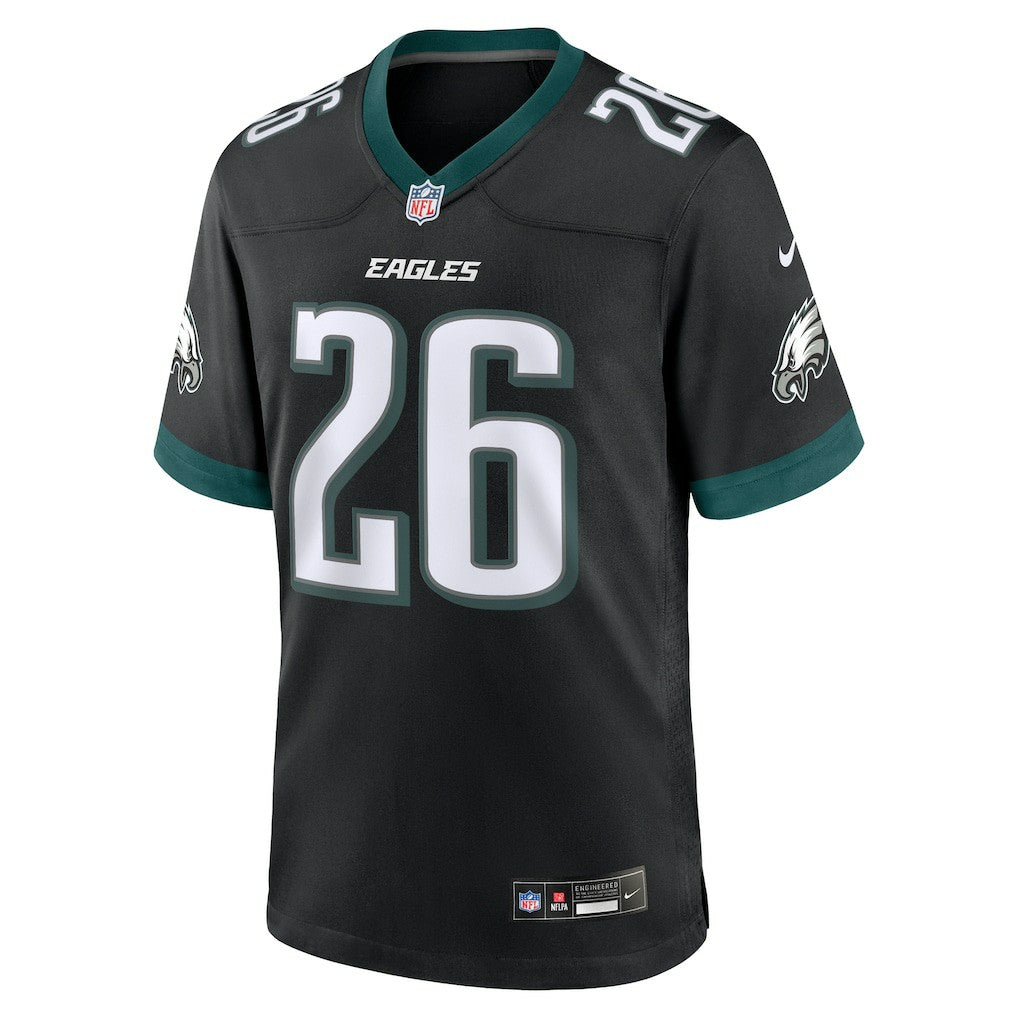 Saquon Barkley Philadelphia Eagles Alternate Game Jersey - Black Jerseys