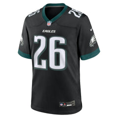 Saquon Barkley Philadelphia Eagles Alternate Game Jersey - Black Jerseys