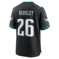 Saquon Barkley Philadelphia Eagles Alternate Game Jersey - Black Jerseys