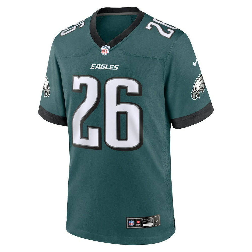 Saquon Barkley Philadelphia Eagles Game Player Jersey - Midnight Green Jerseys