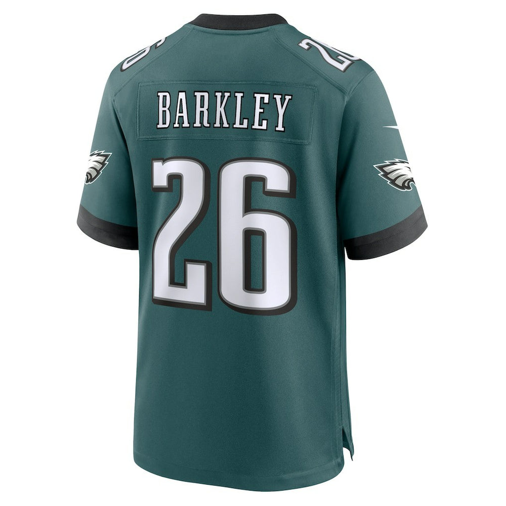 Saquon Barkley Philadelphia Eagles Game Player Jersey - Midnight Green Jerseys