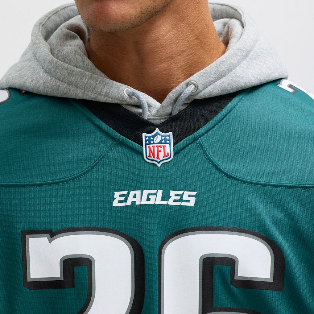 Saquon Barkley Philadelphia Eagles Game Player Jersey - Midnight Green Jerseys