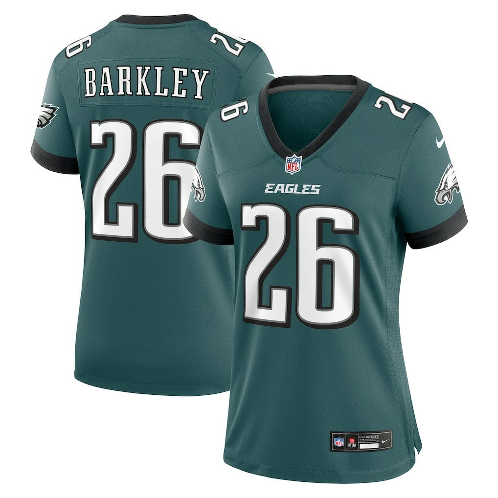 Saquon Barkley Philadelphia Eagles Women's Game Player Jersey - Midnight Green Jerseys
