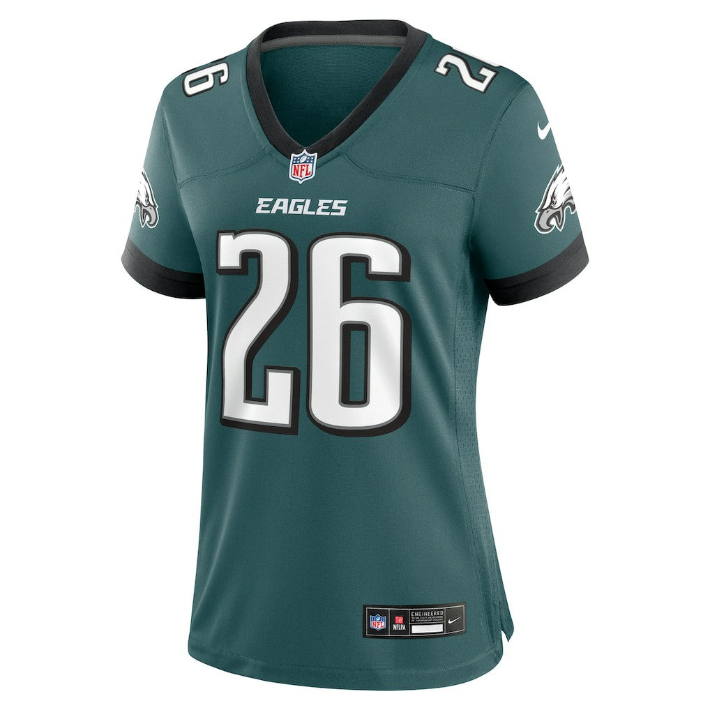 Saquon Barkley Philadelphia Eagles Women's Game Player Jersey - Midnight Green Jerseys