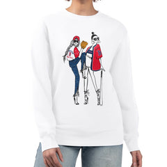 Boston Red Sox G-III 4Her by Carl Banks Women's Baseball Girls Fleece Pullover Sweatshirt - White Pullover