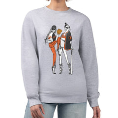 Baltimore Orioles G-III 4Her by Carl Banks Women's Baseball Girls Fleece Pullover Sweatshirt - Heather Gray Pullover