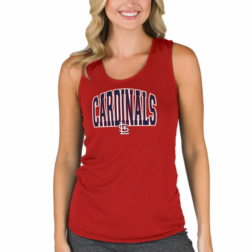 St. Louis Cardinals Concepts Sport Women's Marathon Racerback Tank Top - Red Tanks