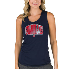 Cleveland Guardians Concepts Sport Women's Marathon Racerback Tank Top - Navy Tanks