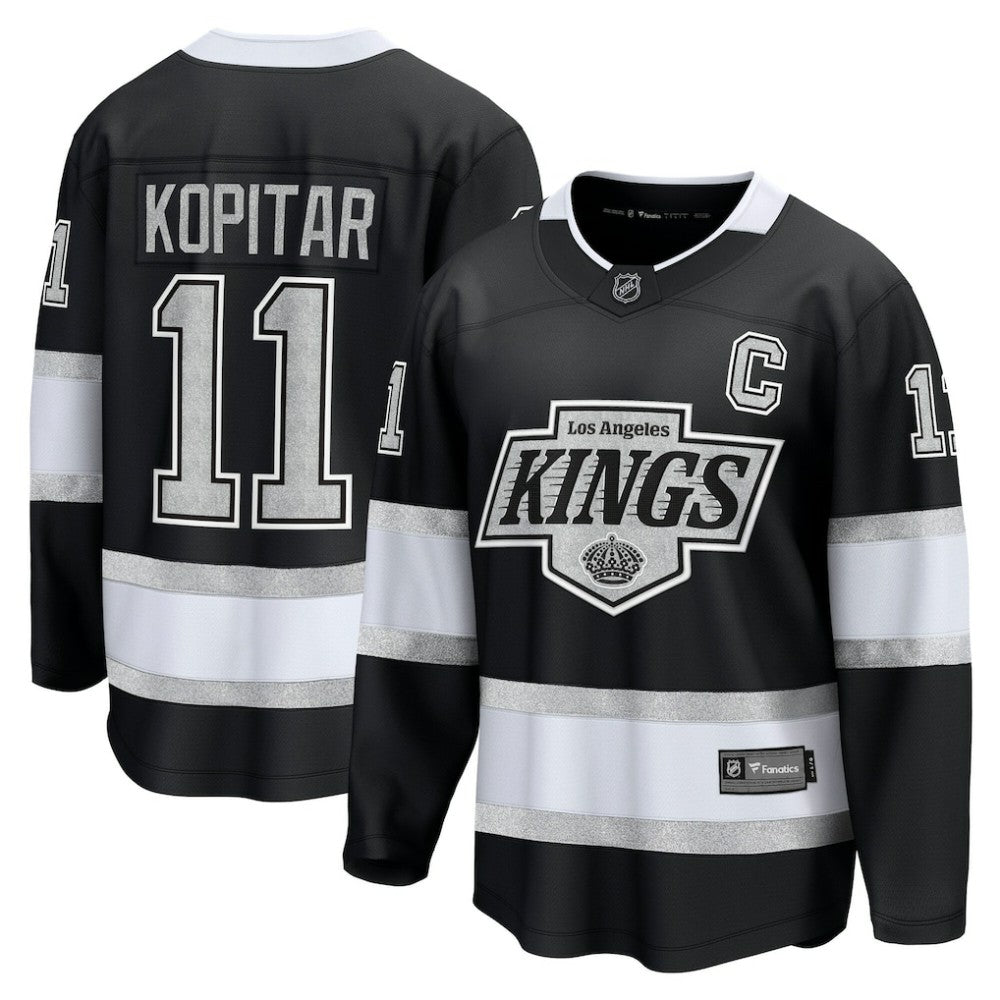 Anze Kopitar Los Angeles Kings Fanatics Home Premier Breakaway Player Jersey - Black | US 201361597