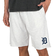 Detroit Tigers Concepts Sport Mainstream Terry Tri-Blend Shorts - Oatmeal Shorts