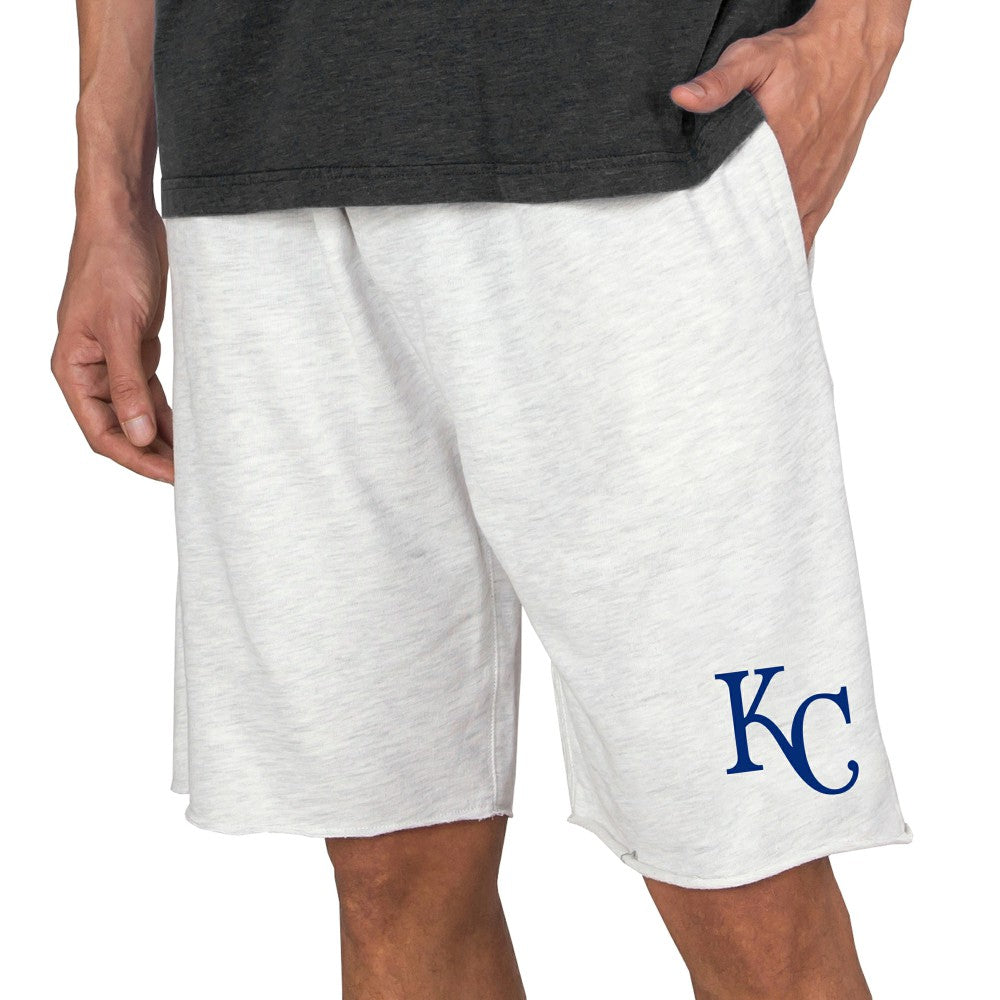 Kansas City Royals Concepts Sport Mainstream Terry Tri-Blend Shorts - Oatmeal Shorts