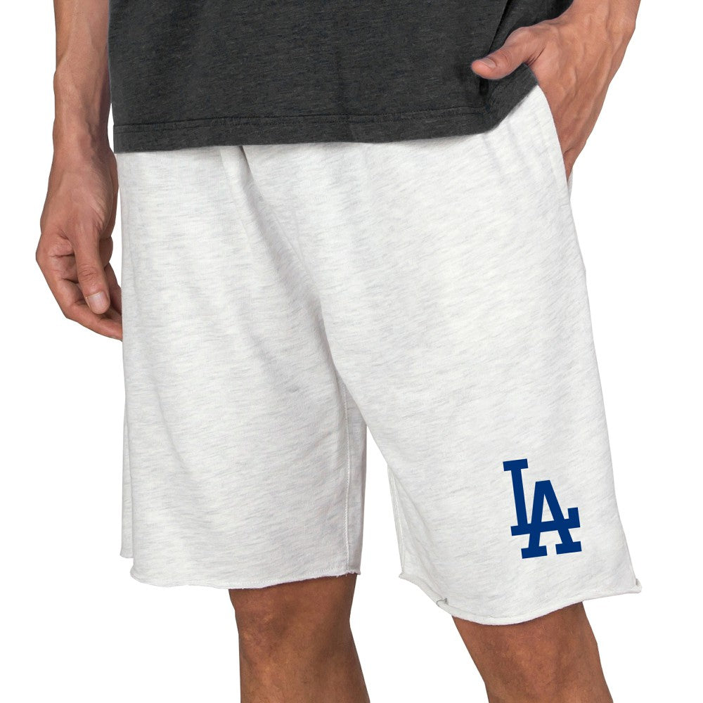Los Angeles Dodgers Concepts Sport Mainstream Terry Tri-Blend Shorts - Oatmeal Shorts
