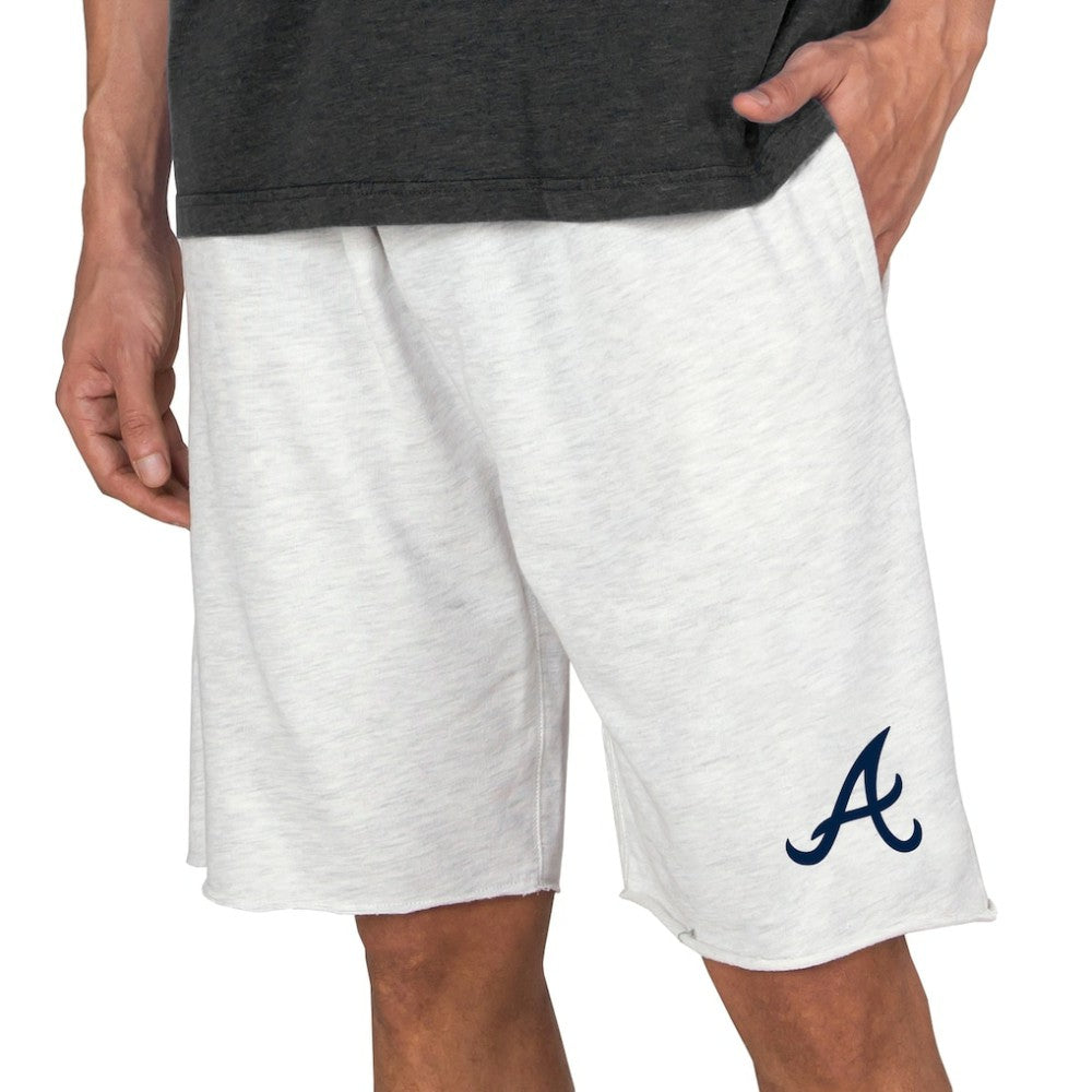 Atlanta Braves Concepts Sport Mainstream Terry Tri-Blend Shorts - Oatmeal Shorts