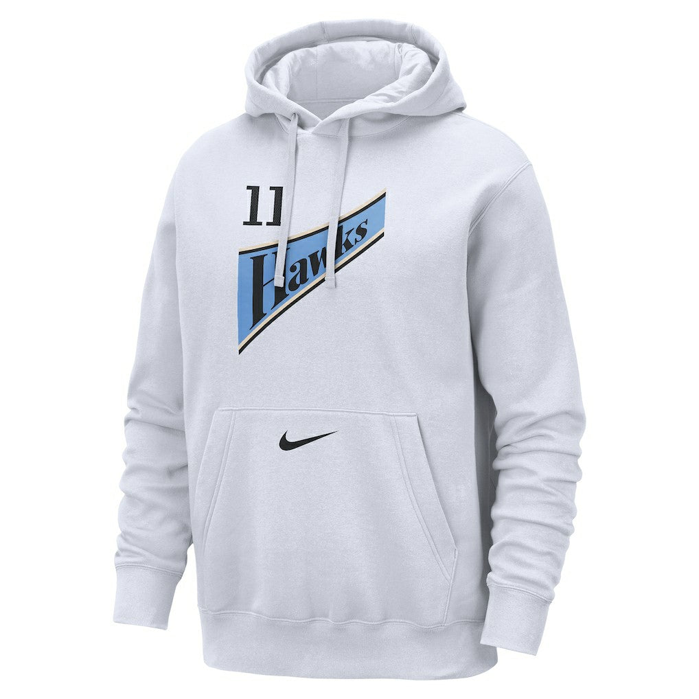 Trae Young Atlanta Hawks 2024/25 Name & Number Pullover Hoodie White - Nike