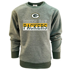 Green Bay Packers Wes & Willy Youth Reversible Fleece Pullover Sweatshirt - Green Pullover