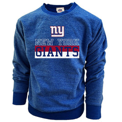 New York Giants Wes & Willy Youth Reversible Fleece Pullover Sweatshirt - Royal Pullover