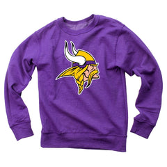 Minnesota Vikings Wes & Willy Youth Reversible Fleece Pullover Sweatshirt - Purple Pullover
