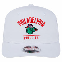 Philadelphia Phillies New Era City Arch Phanatic 9SEVENTY Stretch-Snap Adjustable Hat - White Hats