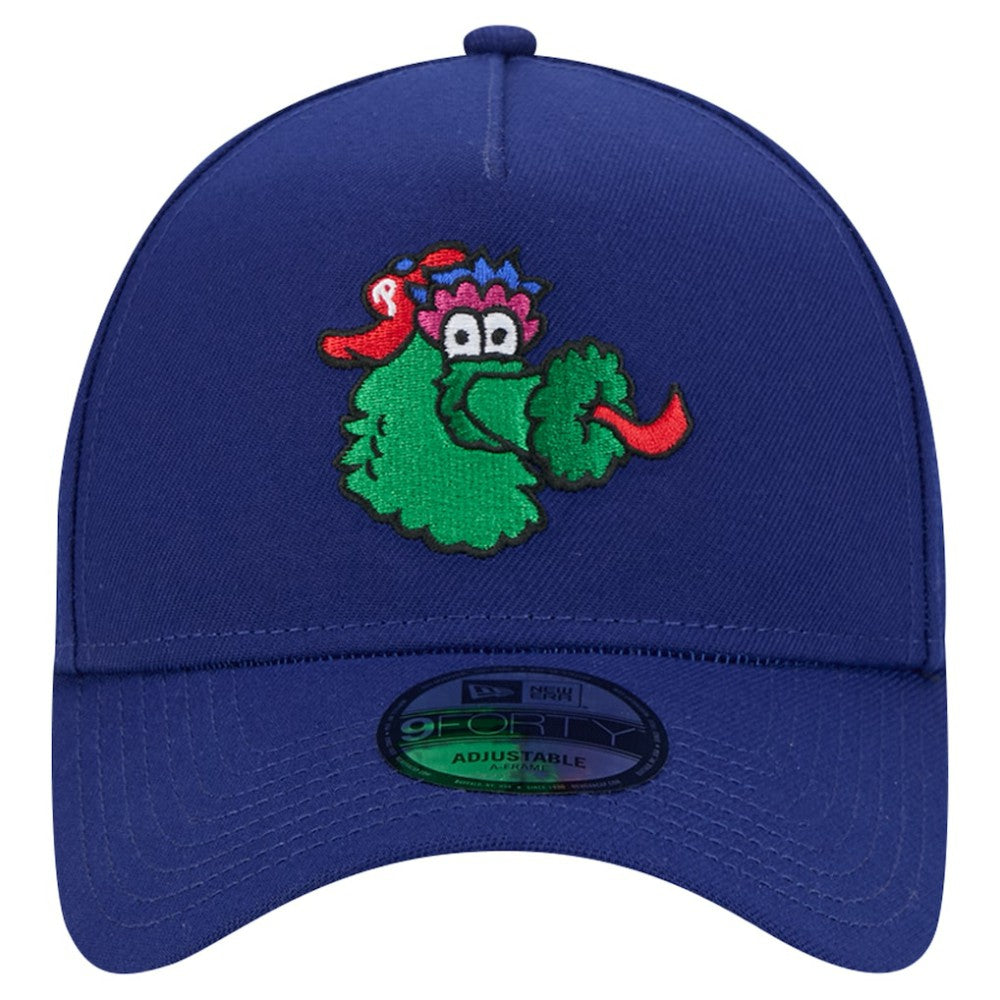 Philadelphia Phillies New Era Phanatic 9FORTY A-Frame Adjustable Hat - Royal Hats