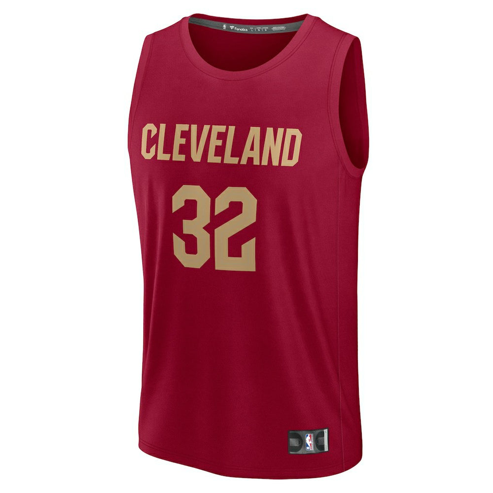 Dean Wade Cleveland Cavaliers Fast Break Player Jersey Icon Editi- Wine - Fanatics
