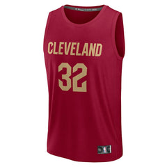 Dean Wade Cleveland Cavaliers Fast Break Player Jersey Icon Editi- Wine - Fanatics