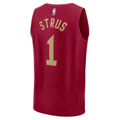 Max Strus Cleveland Cavaliers Fast Break Player Jersey Icon Editi- Wine - Fanatics outlet