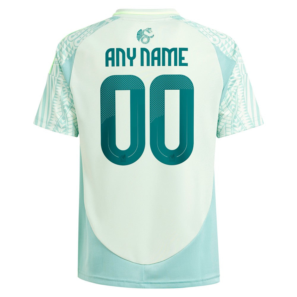 Mexico National Team Youth 2024 Away Replica Custom Jersey Green - Adidas sale