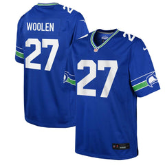 12th Fan Seattle Seahawks Youth Game Jersey - Royal Jerseys