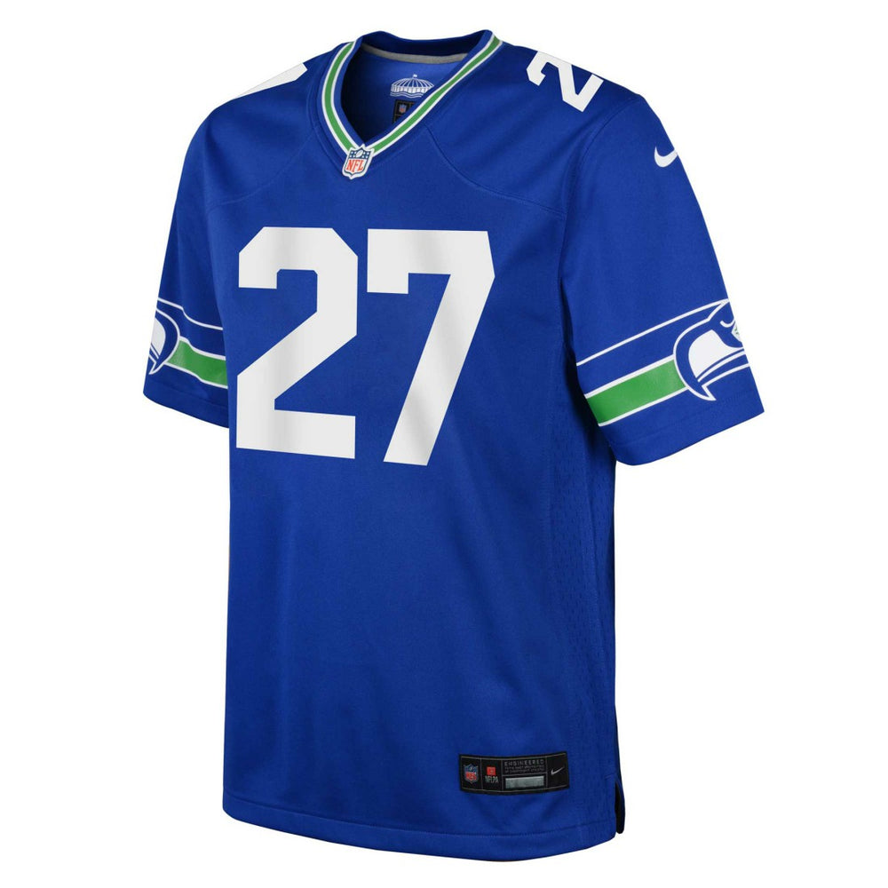 12th Fan Seattle Seahawks Youth Game Jersey - Royal Jerseys