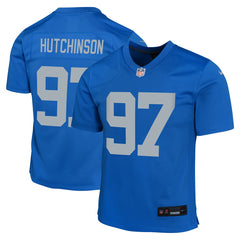 Aidan Hutchinson Detroit Lions Youth Game Jersey - Blue Jerseys