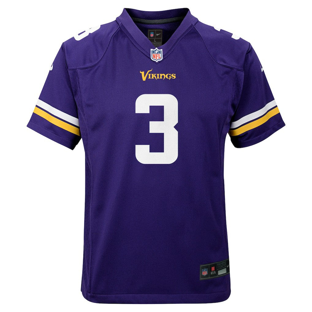 Jordan Addison Minnesota Vikings Youth Game Jersey - Purple Jerseys