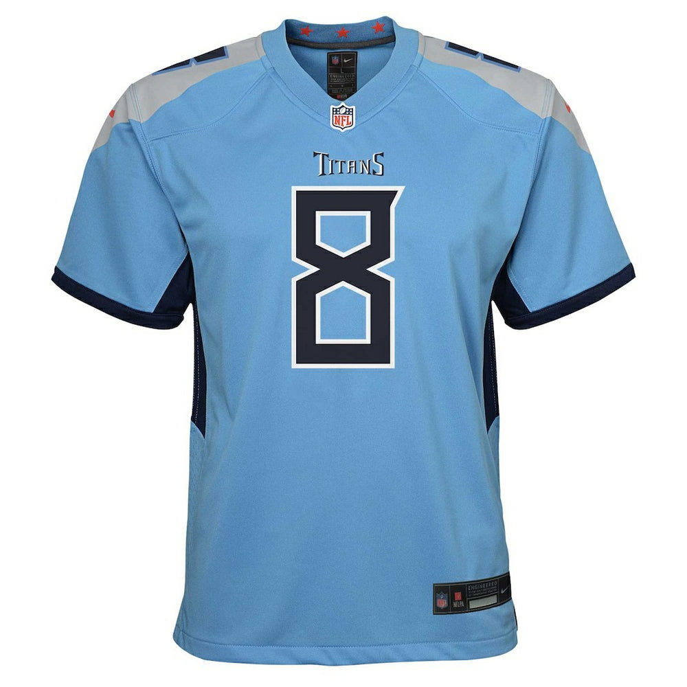 Will Levis Tennessee Titans Youth Game Jersey - Light Blue Jerseys
