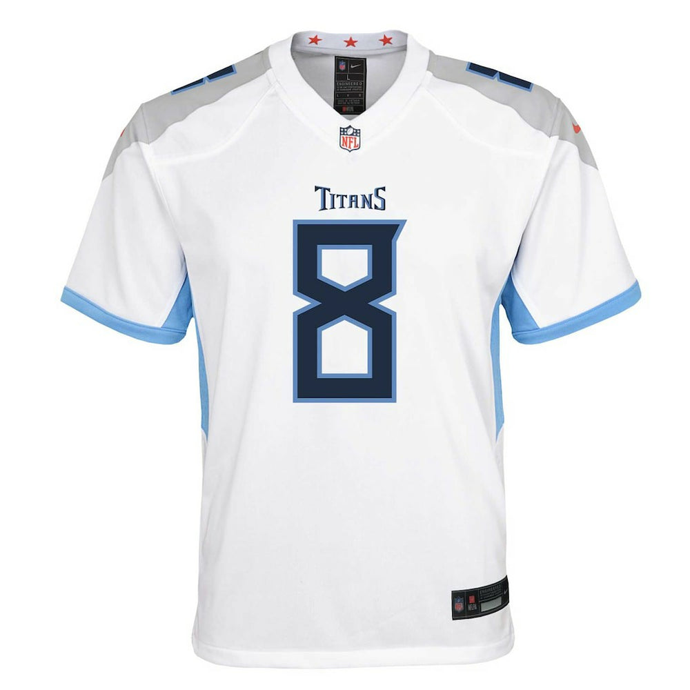 Will Levis Tennessee Titans Youth Game Jersey - White Jerseys