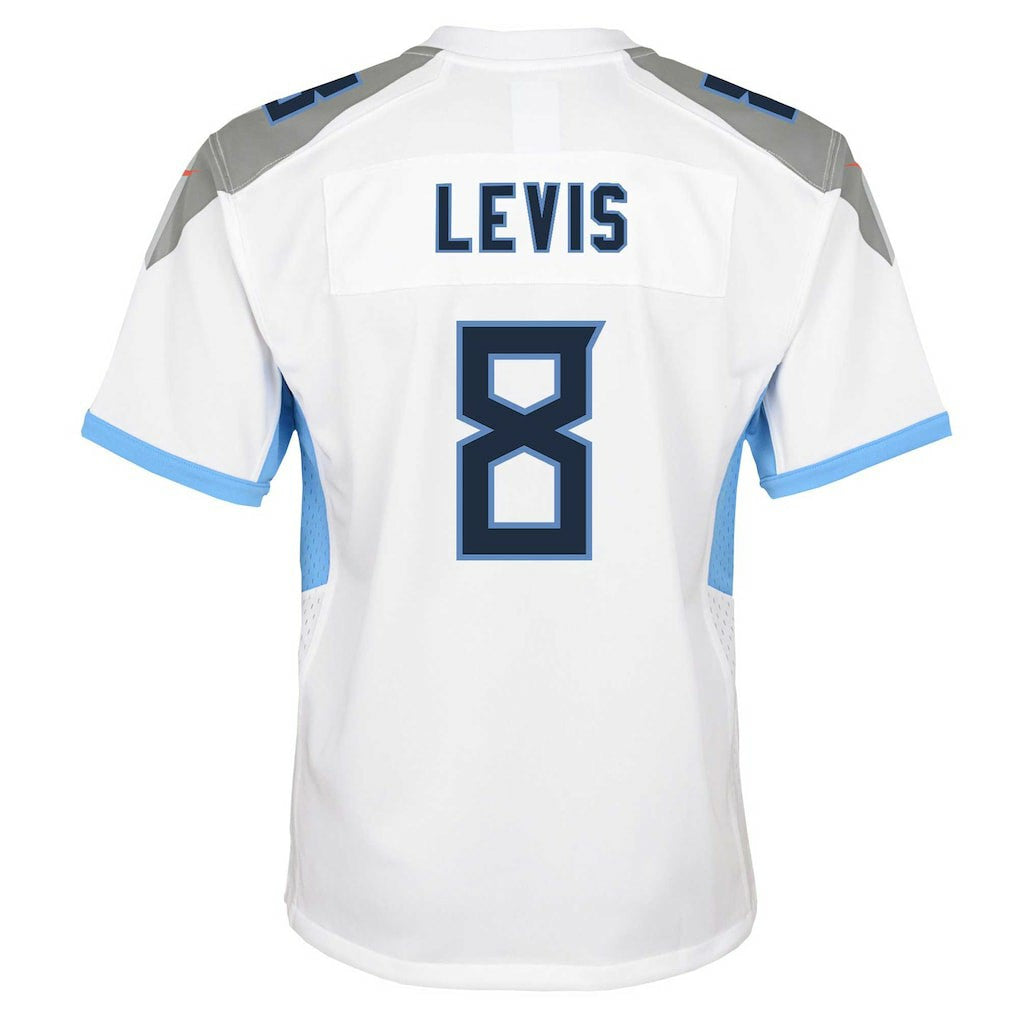 Will Levis Tennessee Titans Youth Game Jersey - White Jerseys