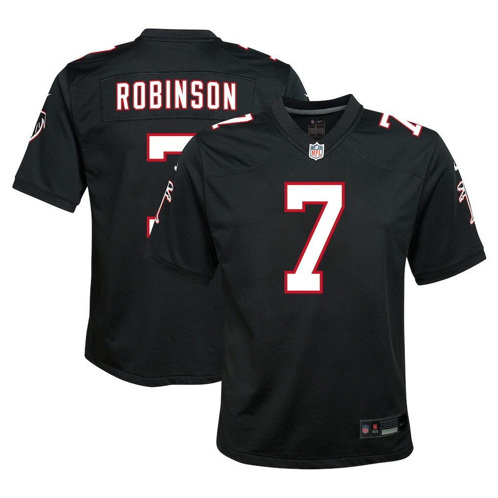 Bijan Robinson Atlanta Falcons Youth Game Jersey - Black Jerseys