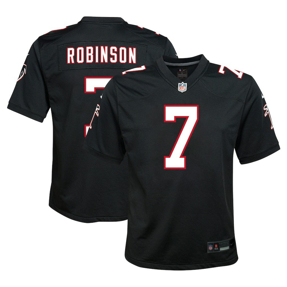 Bijan Robinson Atlanta Falcons Youth Game Jersey - Black Jerseys