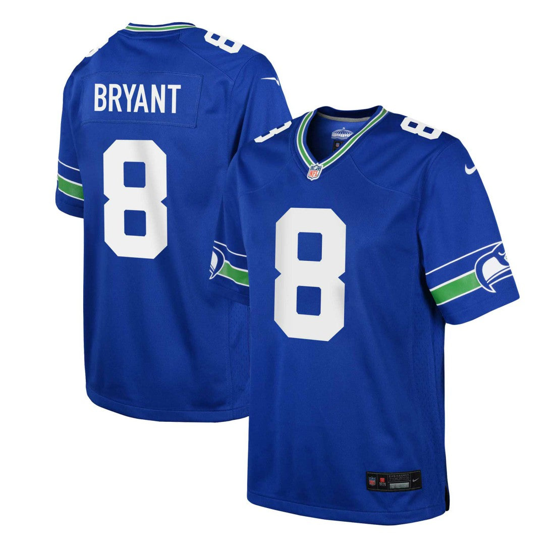 12th Fan Seattle Seahawks Youth Game Jersey - Royal Jerseys