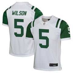 Garrett Wilson New York Jets Youth Game Jersey - White Jerseys