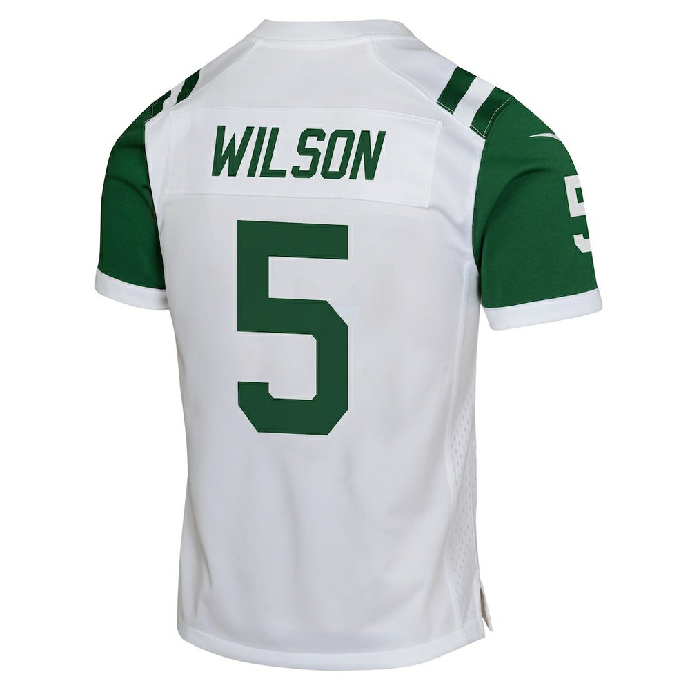 Garrett Wilson New York Jets Youth Game Jersey - White Jerseys