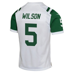 Garrett Wilson New York Jets Youth Game Jersey - White Jerseys