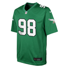 Jalen Carter Philadelphia Eagles Youth Game Jersey - Kelly Green Jerseys