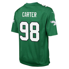Jalen Carter Philadelphia Eagles Youth Game Jersey - Kelly Green Jerseys