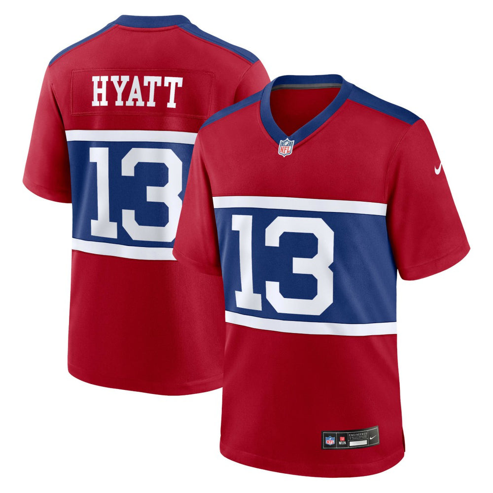 Jalin Hyatt New York Giants Youth Game Jersey - Red Jerseys